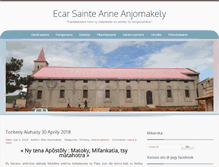 Tablet Screenshot of ecar-anjomakely.com